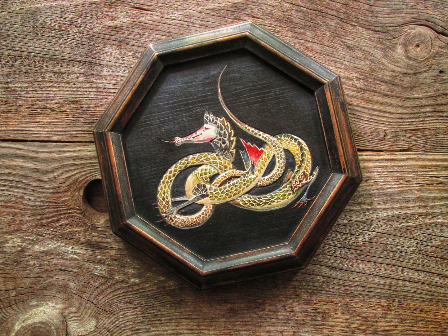 Dragon enroulé
