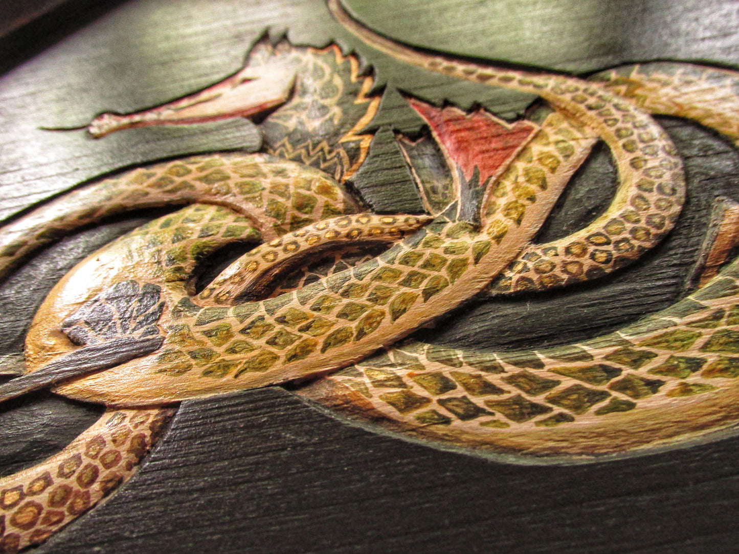 Dragon enroulé