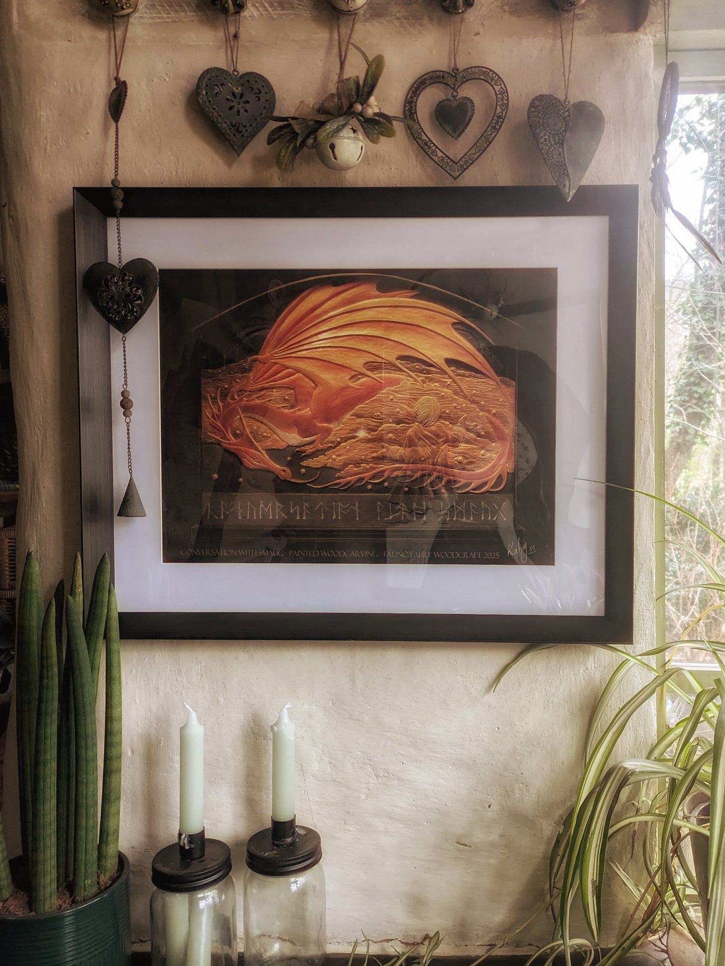 Conversation with Smaug - signed print