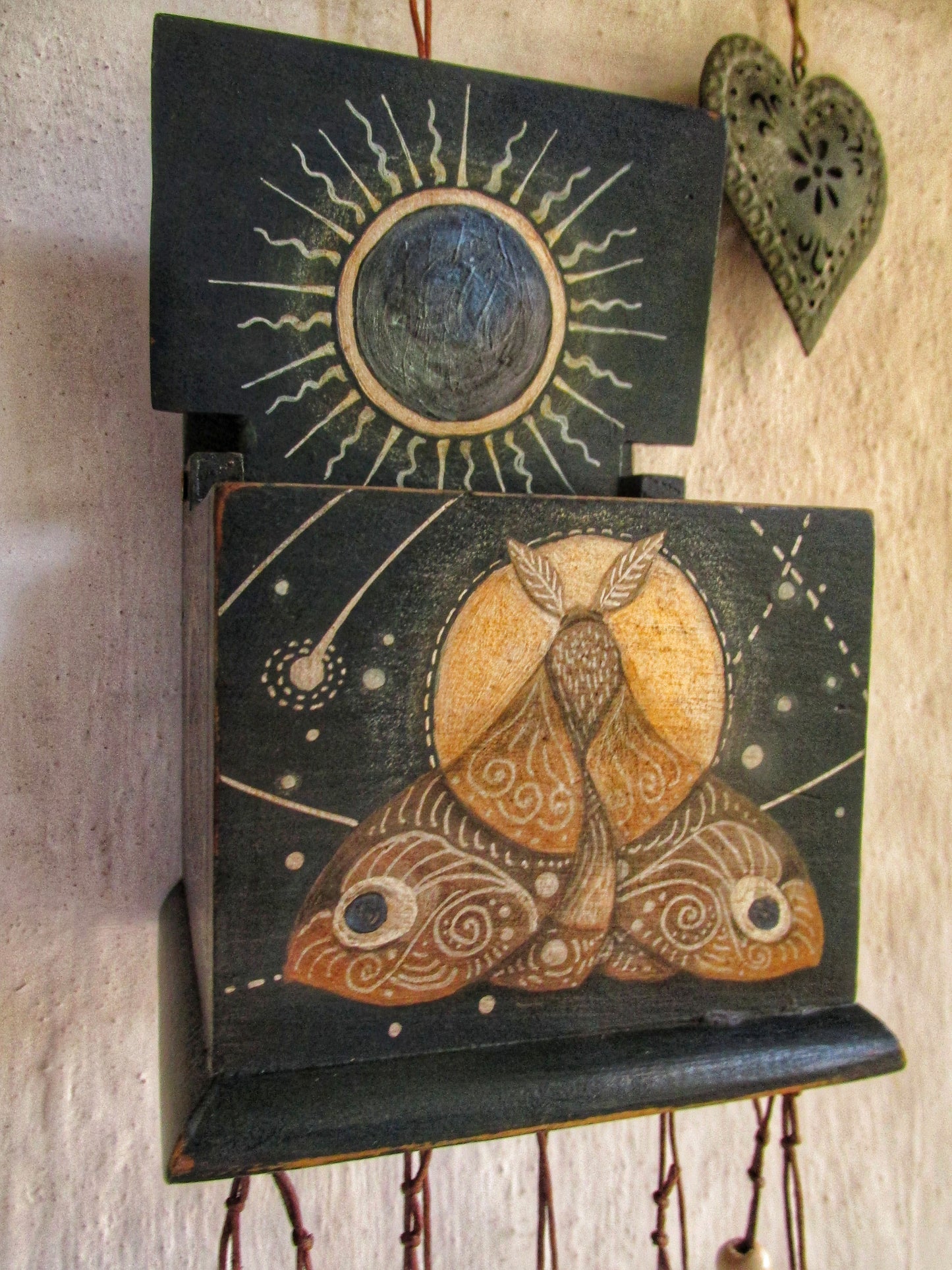 Upcycled - Moth and Moon