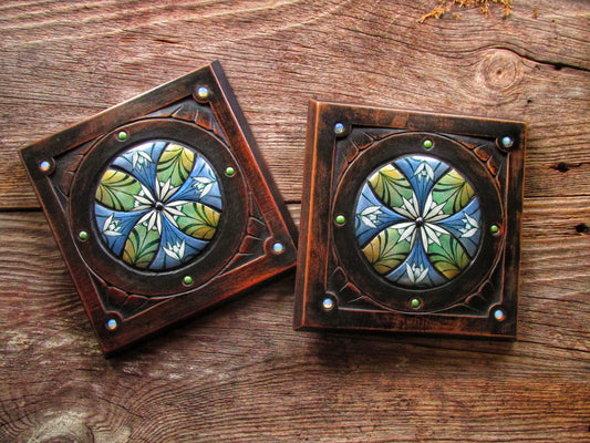 Upcycled - Lùthien Carved Tile