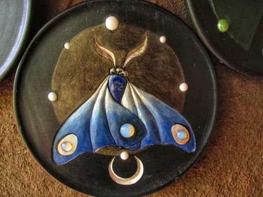Painted - Once in a Blue Moon Moth
