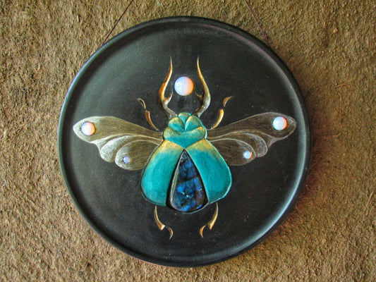 Painted - Sacred Scarab