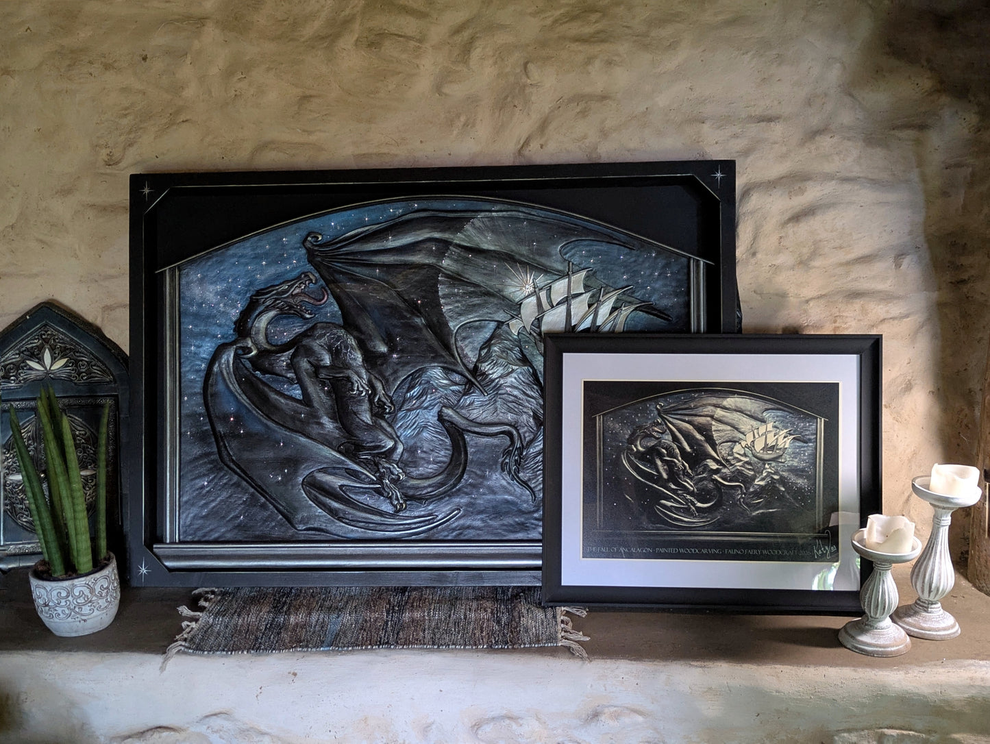 The Fall of Ancalagon - Signed Print