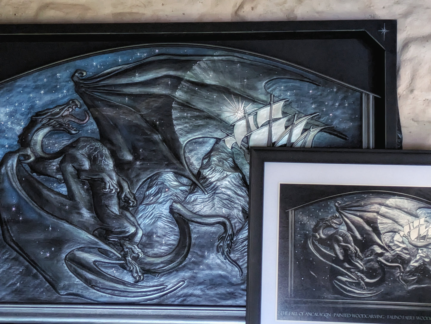The Fall of Ancalagon - Signed Print