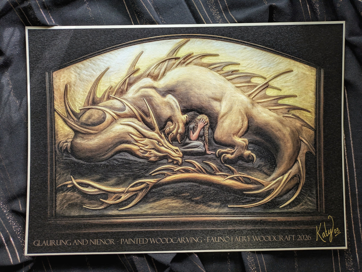 Glaurung and Nienor - Signed Prints