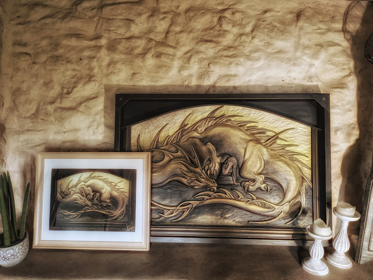 Glaurung and Nienor - Signed Prints