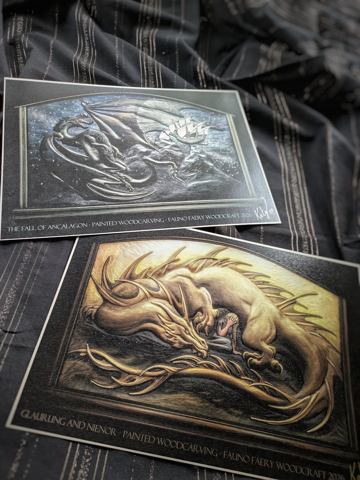 Special Offer - Glaurung+Ancalagon -Signed Prints