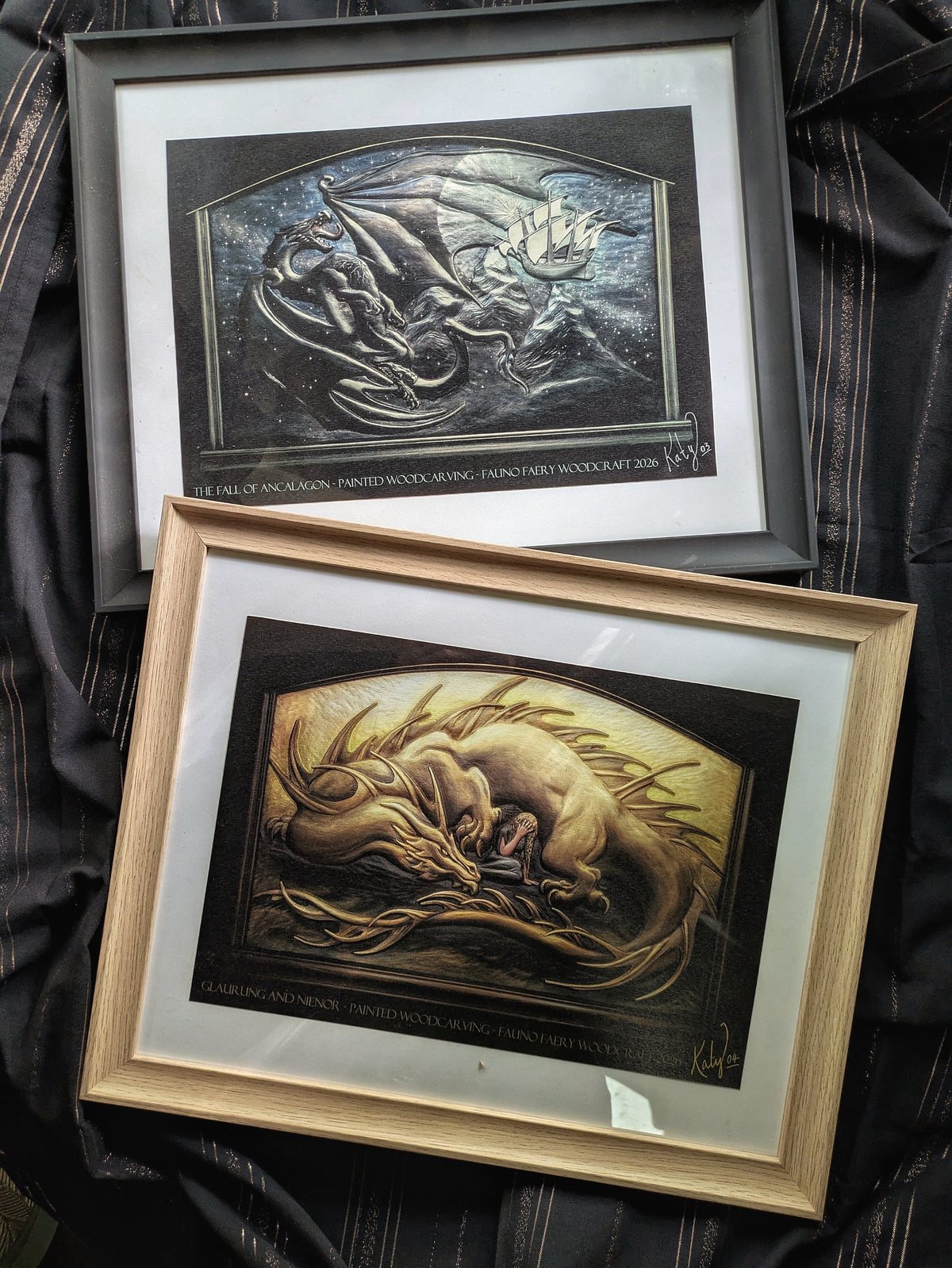 Special Offer - Glaurung+Ancalagon -Signed Prints