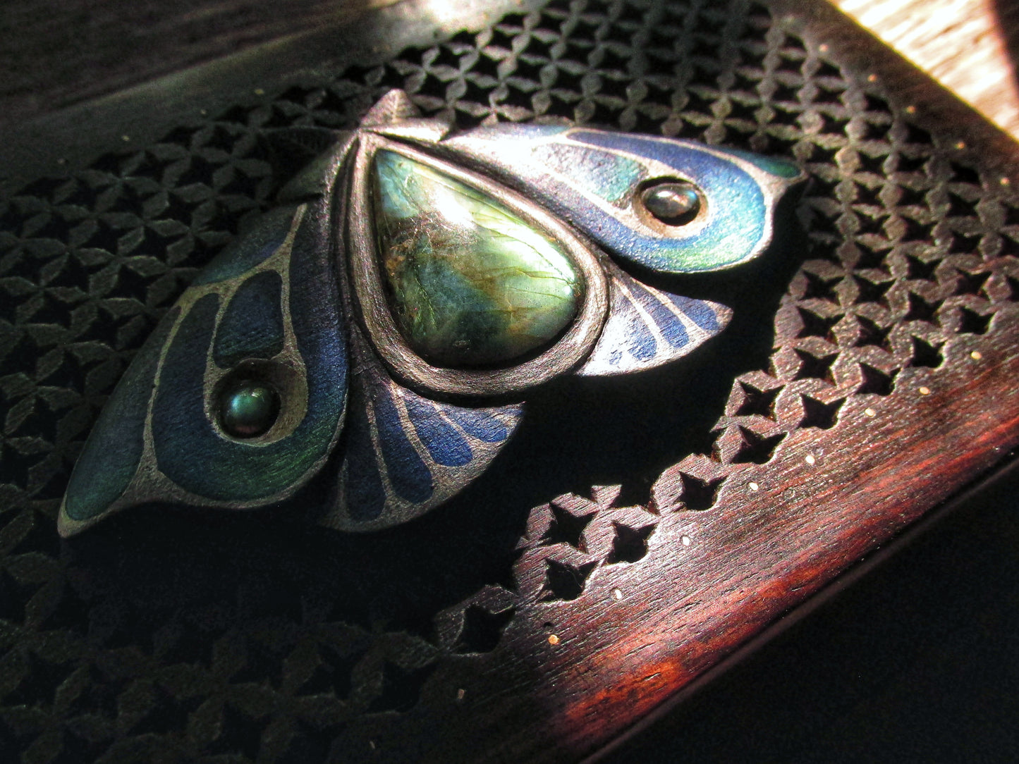 Blue Moon Moth